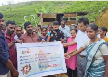 ‘டித்வா’ பேரிடர் நிவாரணத்திற்கு நன்கொடை வழங்கியிருக்கும் பொகவந்தாலாவை மக்கள்