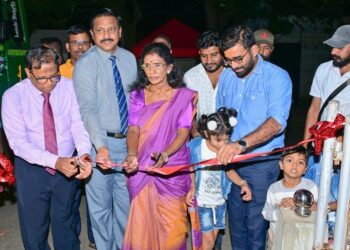 யாழ். மணிக்கூட்டு கோபுரத்தின் மின் அலங்காரத் திறப்பு விழா