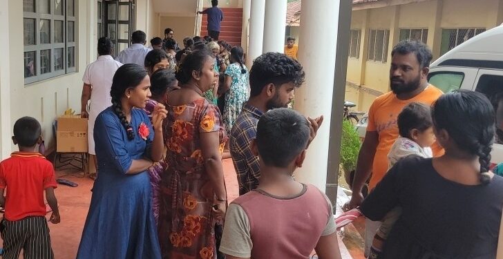 தென்மராட்சி பிரதேசத்தில் தொடர்ந்தும் 108 பேர் – இடைத்தங்கல் முகாம்களில்