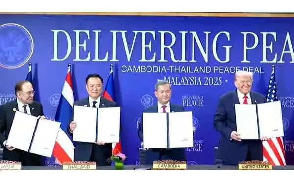 தாய்லாந்து மற்றும் கம்போடியா : போர் நிறுத்த ஒப்பந்தம்