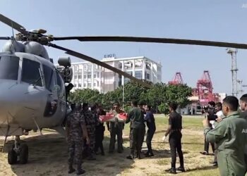 இலங்கையில் காயமடைந்தவர்களை மீட்ட இந்திய விமானப்படை!