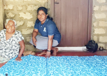 தற்காலிக குடிசைகளில் வாழும் குடும்பங்களுக்கு உதவியளிப்பு