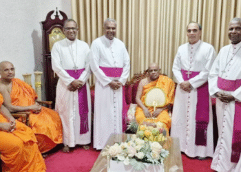 கத்தோலிக்க ஆயர்கள் குழு – அஸ்கிரிய மகா தேரர்களுடன் சகவாழ்வு கலந்துரையாடல்