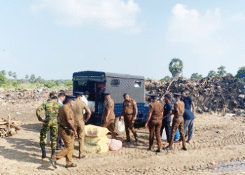 பருத்தித்துறையில் – 600 கிலோ கஞ்சா தீயிட்டு அழிப்பு!