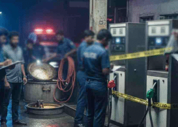 எரிபொருளை பதுக்கிய – எரிபொருள் நிரப்பு நிலையம் முற்றுகை