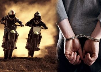 மோட்டார் பந்தயத்தில் ஈடுபட்ட இளைஞர்கள் கைது!