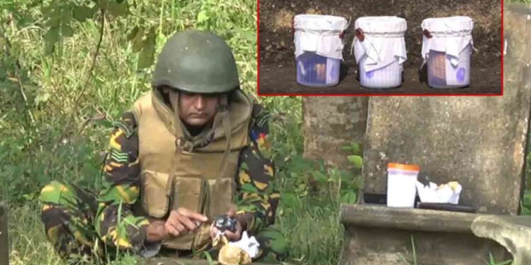 இராணுவச் சிப்பாயின் வீட்டிற்குள் – கைக்குண்டுகள் மீட்பு!