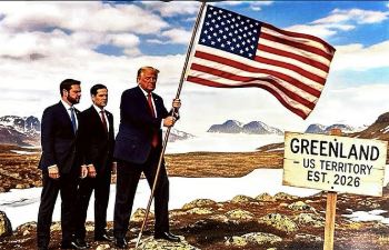 ‘வெனிசுலா, கனடா, கிரீன்லாந்தை உள்ளடக்கி’ ட்ரம்ப் வெளியிட்ட அமெரிக்க வரைபடம்!
