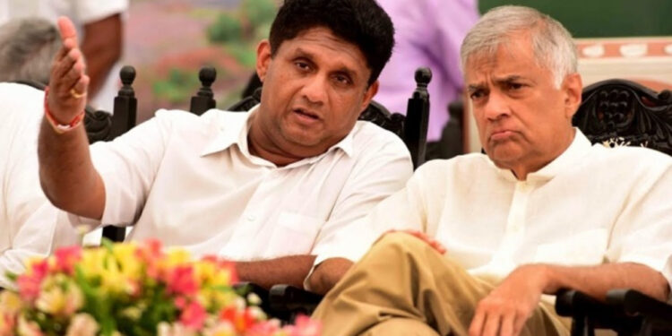 புத்தாண்டு வாழ்த்துக்களுடன்- ரணில் – சஜித் இடையில் கலந்துரையாடல் ஆரம்பம்