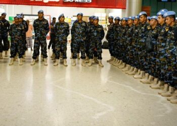 ஐக்கிய நாடுகள் அமைதி காக்கும் பணிக்காக – 110 விமானப்படை வீரர்கள் பயணம்