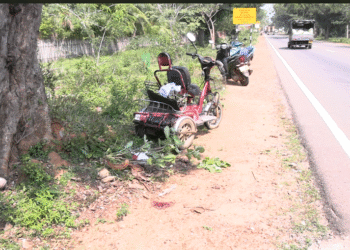 இயக்கச்சியில் விபத்து : மாற்றுத்திறனாளி காயம்