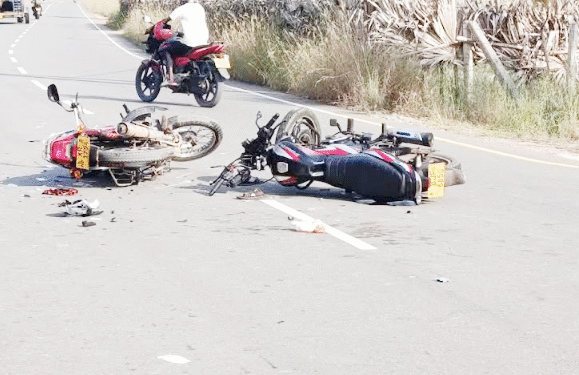 குடத்தனையில் விபத்து : மூவர் காயம்