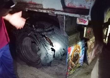 கிளியில் மணல் கடத்தல் : டிப்பர் மீது துப்பாக்கிச் சூடு