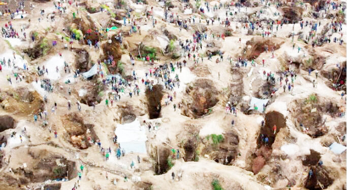 கொங்கோவில் கனிம சுரங்கம் இடிந்து விழுந்து கோர விபத்து!