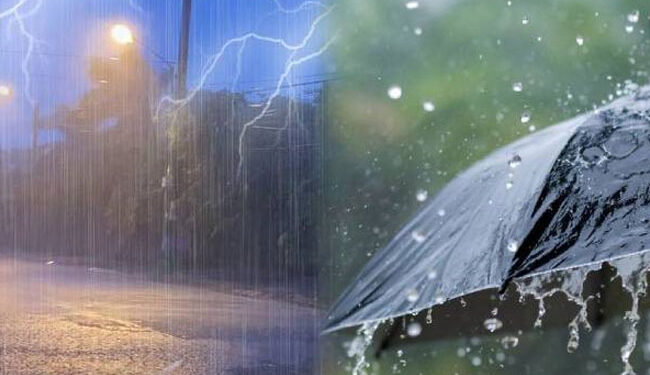 இடியுடன் கூடிய பலத்த மழை பெய்யும் அபாயம்!