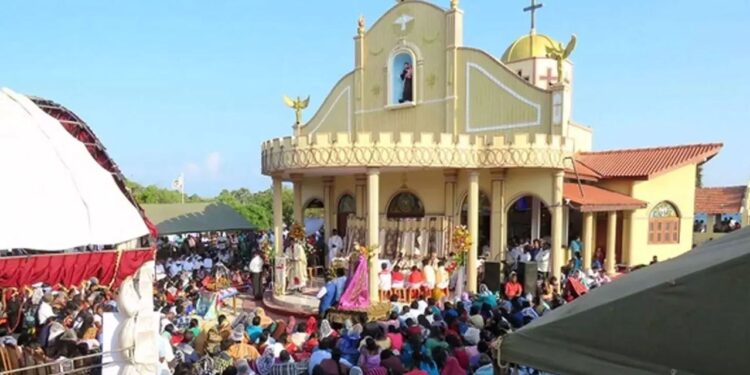 கச்சதீவு அந்தோனியார் ஆலய திருவிழா இன்று