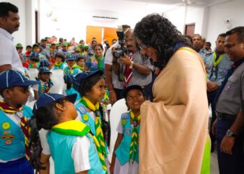 பிரதமர் ஹரிணி தலைமையில் நடைபெற்ற பேடன் பவல் பிறந்த தின நிகழ்வு