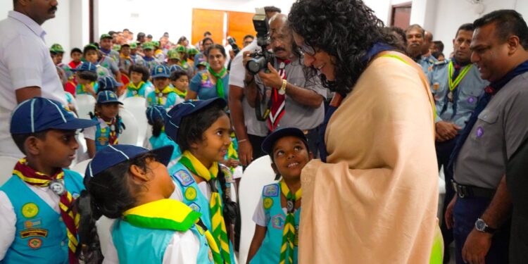 பிரதமர் ஹரிணி தலைமையில் நடைபெற்ற பேடன் பவல் பிறந்த தின நிகழ்வு