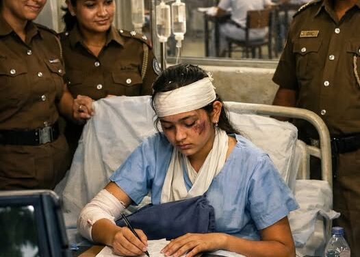 ‘என் எதிர்காலத்தை எவராலும் தடுக்க முடியாது’ – மருத்துவமனையிலிருந்து பரீட்சை எழுதிய மாணவி!