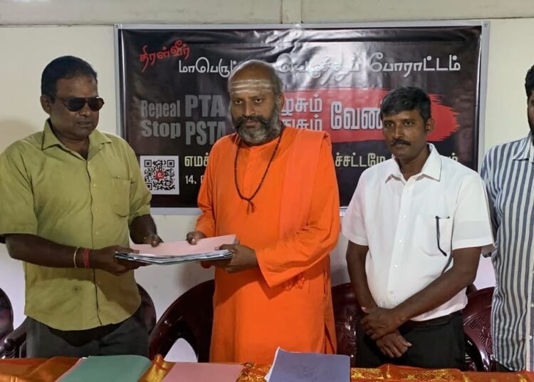 பயங்கரவாதத் தடைச் சட்டத்திற்கு எதிராக வடக்கு – கிழக்கில் சேகரிக்கப்பட்ட கையொப்பங்கள் நீதி அமைச்சுக்கு சமர்ப்பிப்பு!