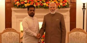 நரேந்திர மோடியை சந்தித்தார் ஜனாதிபதி!