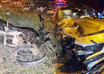 காலியில் கோர விபத்து : தந்தையும், மகனும் பரிதாப உயிரிழப்பு!