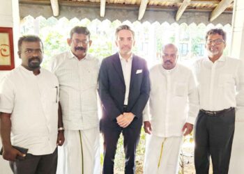 ஐ.நா. பிரதிநிதி மார்க் ஆன்ட்ரே பிராஞ்சேயுடன் – தமிழ்த் தேசியப் பேரவையினர் சந்திப்பு