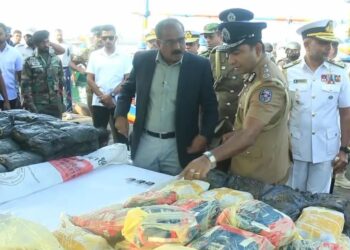 கடல்வழியாக கடத்திவரப்பட்டிருந்த – ரூ.96 பில்லியன் பெறுமதியான போதைப் பொருட்கள் பறிமுதல்