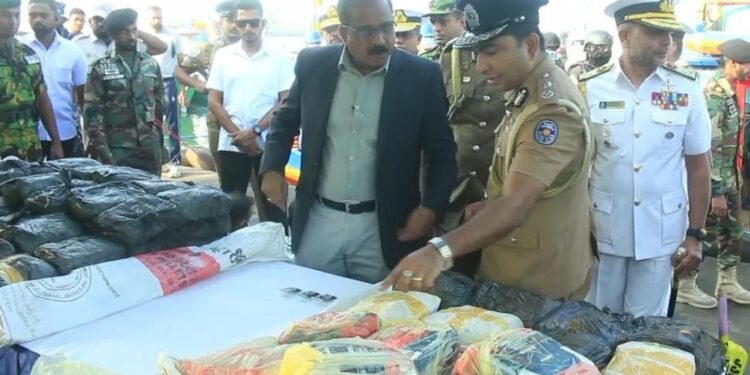 கடல்வழியாக கடத்திவரப்பட்டிருந்த – ரூ.96 பில்லியன் பெறுமதியான போதைப் பொருட்கள் பறிமுதல்