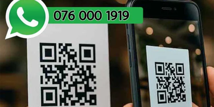 QR குறியீட்டை பெற்றுக்கொள்ள – விசேட whatsapp இலக்கம்