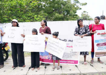 பொலிசாரால் சுட்டுக் கொல்லப்பட்ட சிறுவனுக்கு நீதி கோரி போராட்டம்!