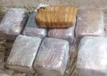 கிளிநொச்சிக் கடலில் 78 கிலோ கஞ்சா மீட்பு!