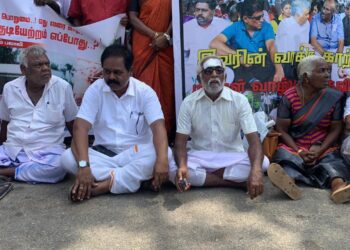 யாழில் காணிகளை விடுக்க கோரி போராட்டம்