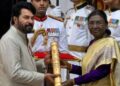 மம்முட்டி – ரோகித் சர்மாவுக்கு பத்ம விருது வழங்கிய ஜனாதிபதி முர்மு!