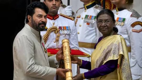மம்முட்டி – ரோகித் சர்மாவுக்கு பத்ம விருது வழங்கிய ஜனாதிபதி முர்மு!
