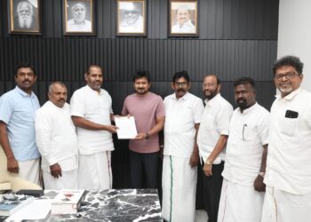 உதயநிதி ஸ்டாலினுடன் கஜேந்திரகுமார் குழுவினர் கலந்துரையாடல்!