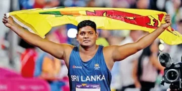 கொமன்வெல்த் போட்டியில் இலங்கைக்கு முதல் வெள்ளி பதக்கம்