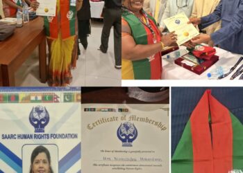யாழ். மாவட்ட சார்க் மனித உரிமைகள் அமைப்பின் தலைவியாக திருமதி ம. நிர்மலா நியமனம்