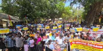 சர்வதேச விசாரணை கோரி யாழில். பேரணி!