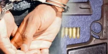 கிராண்ட்பாஸில் துப்பாக்கி மற்றும் கொக்கைனுடன் சிக்கிய நபர்
