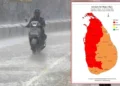100 மி.மீக்கும் அதிகமான பலத்த மழை தொடர்பில் எச்சரிக்கை அறிவிப்பு