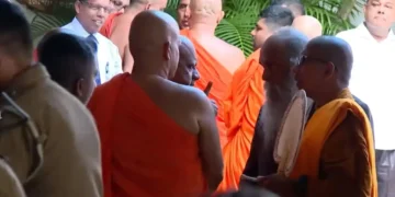 விஹாரமஹாதேவி பூங்காவில் சத்தியாகிரகத்தில் ஈடுபடும் பிக்குகள் நீதிமன்றுக்கு!