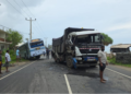 பேருந்து – லொரி நேருக்கு நேர் மோதி விபத்து; 05 பேர் காயம்!