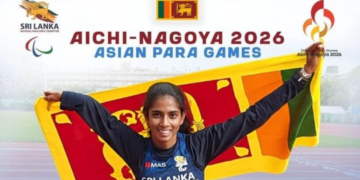 ஆசிய பாரா விளையாட்டுப் போட்டியில் ஜனனி தனஞ்சனா விக்ரமசிங்க நீளம் பாய்தலில் புதிய சாதனை